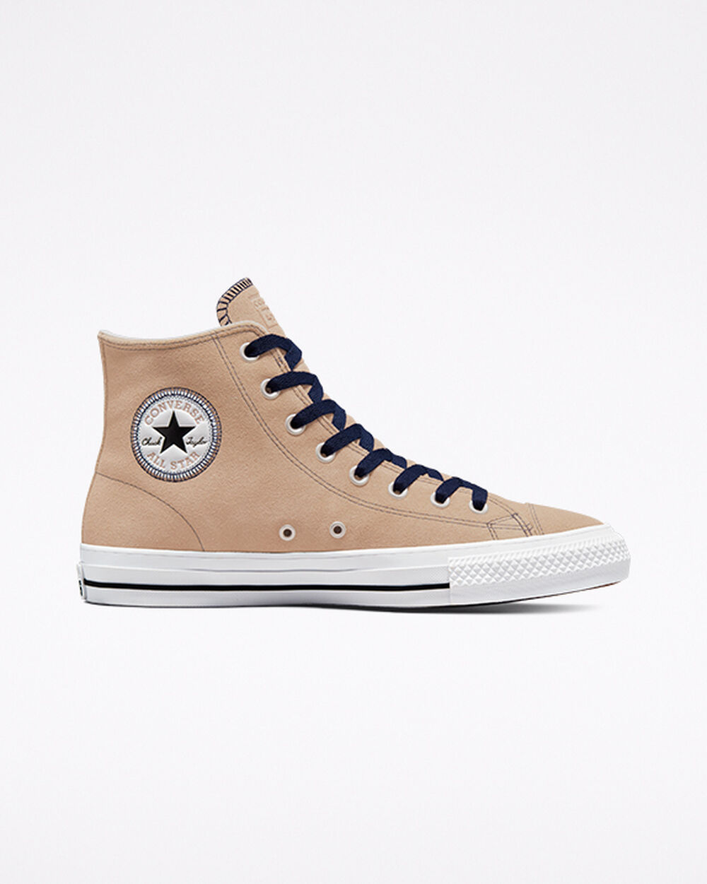 Zapatillas Converse CONS Chuck Taylor All Star Pro Mujer Kaki Negras Blancas | España-01534