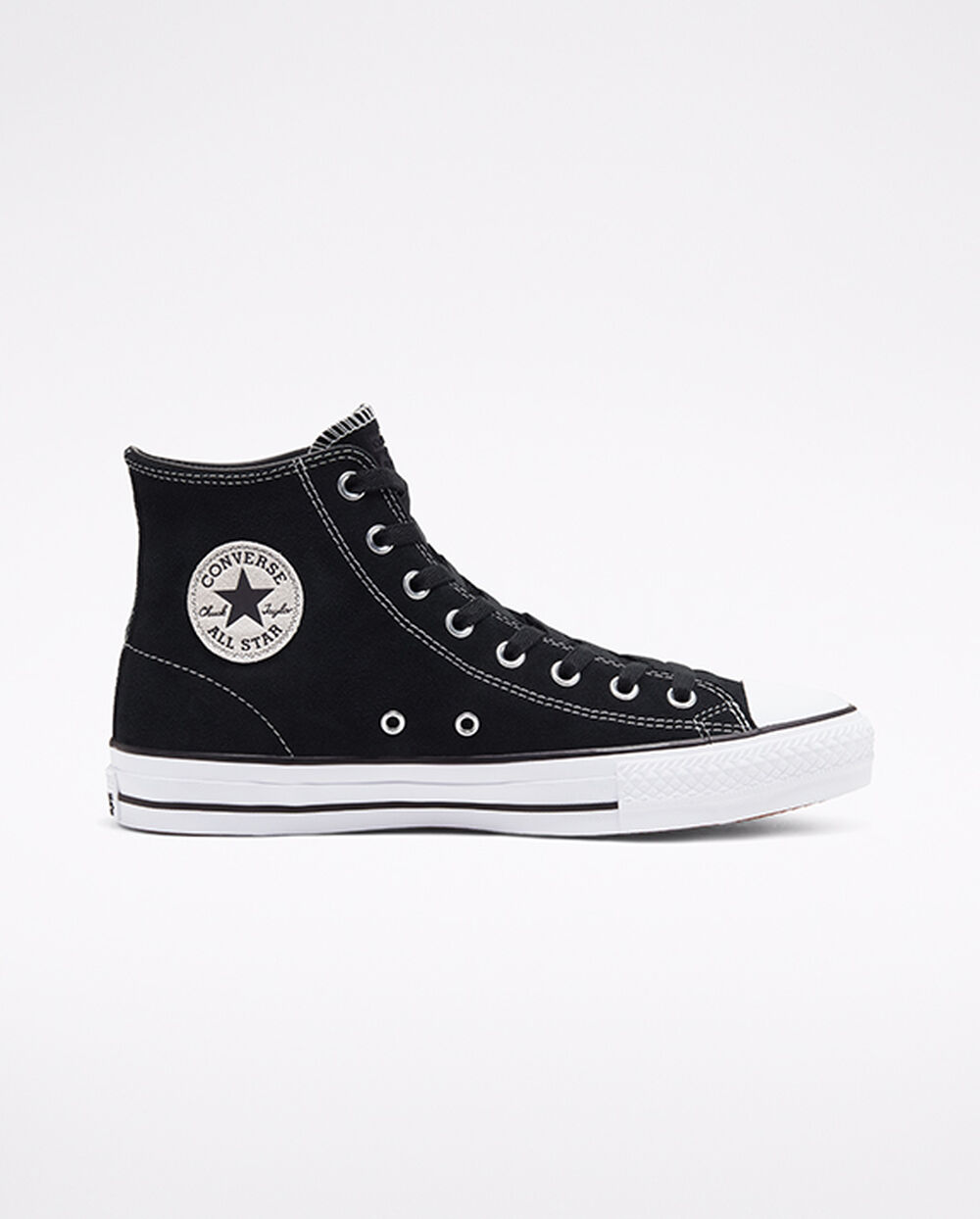 Zapatillas Converse CONS Chuck Taylor All Star Pro Hombre Negras Blancas | España-591