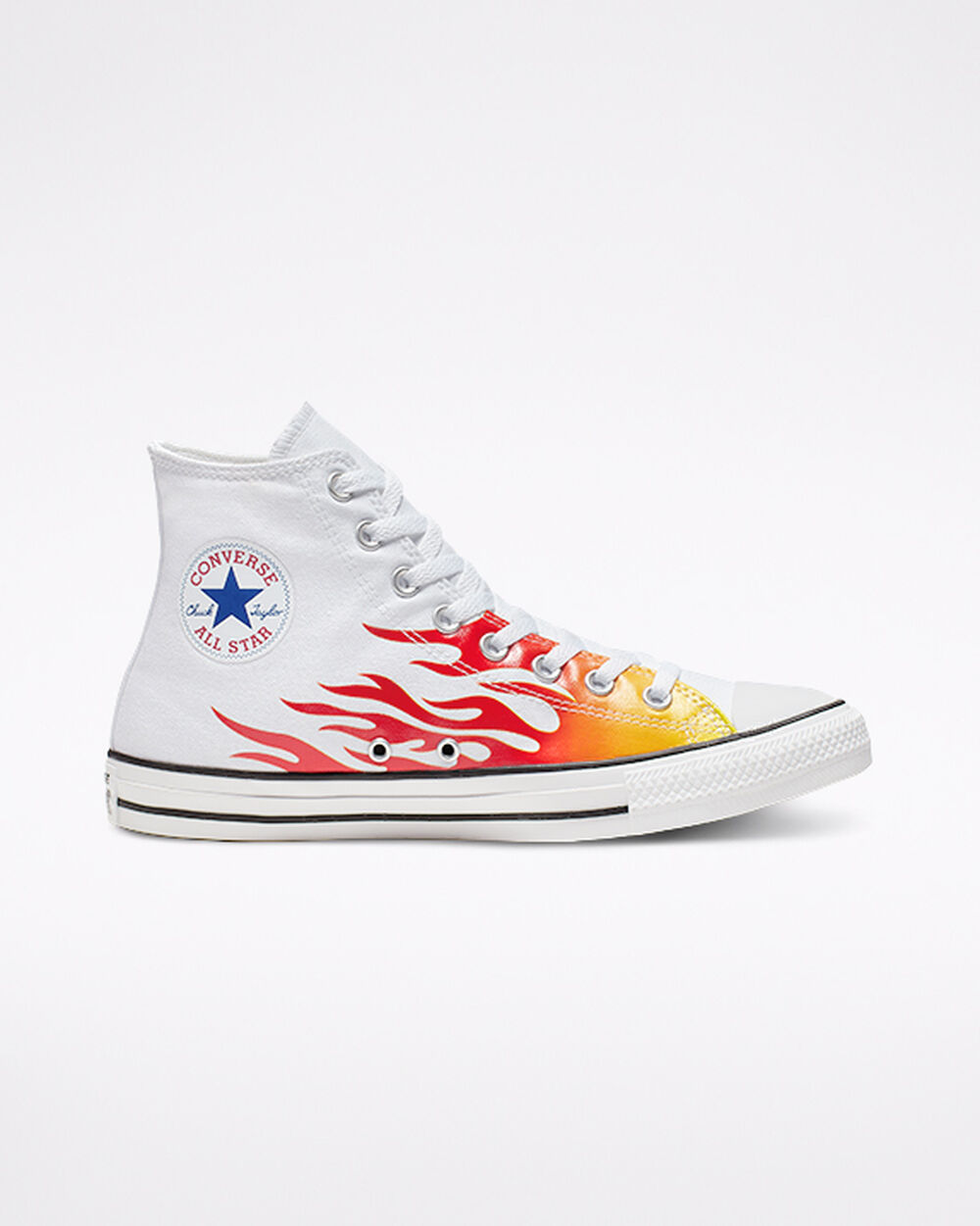 Zapatillas Converse Chuck Taylor All Star Hombre Blancas Rojas Amarillo | España-021