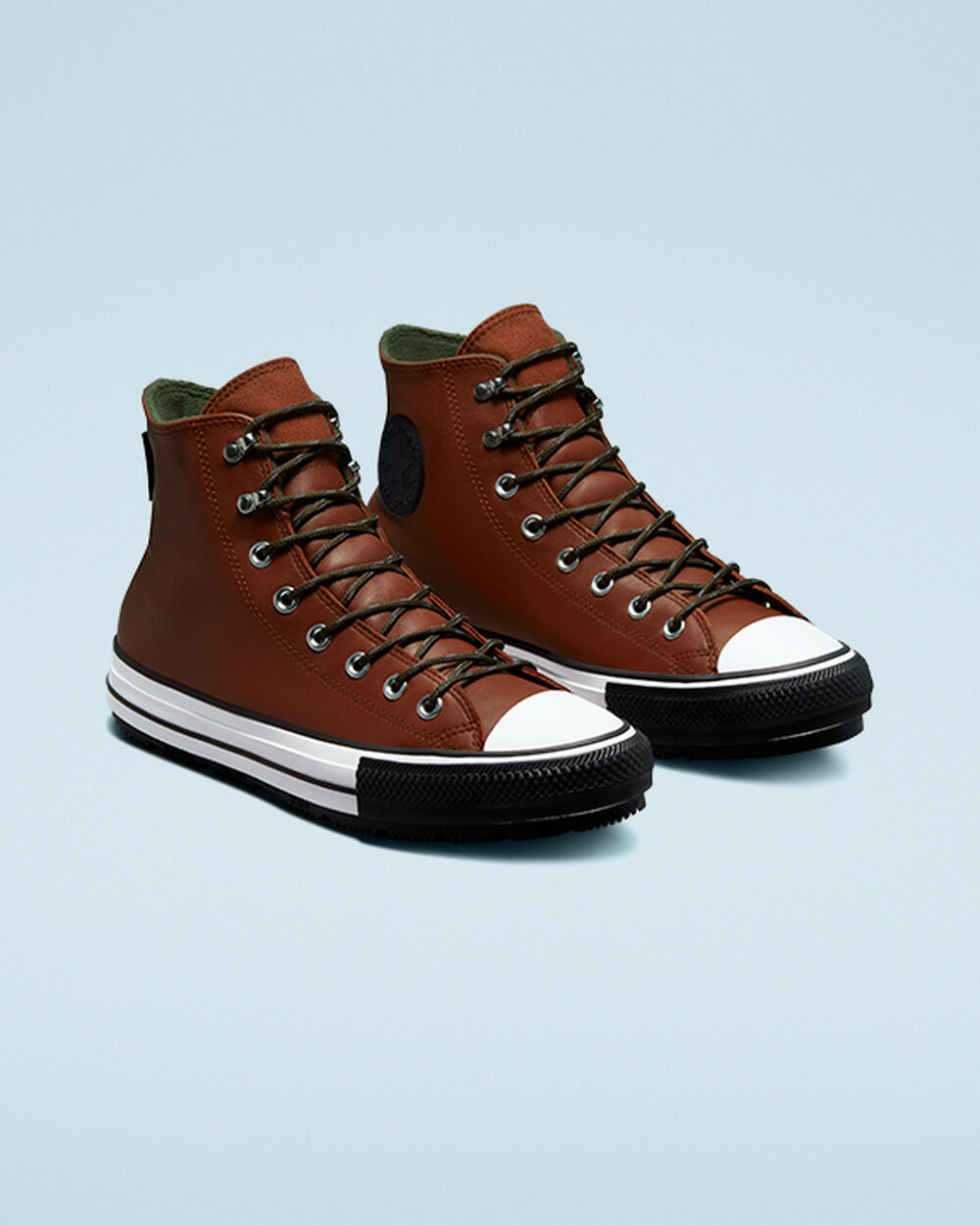 Botas Montaña Converse Chuck Taylor All Star Hombre Marrones Blancas Negras | España-32514