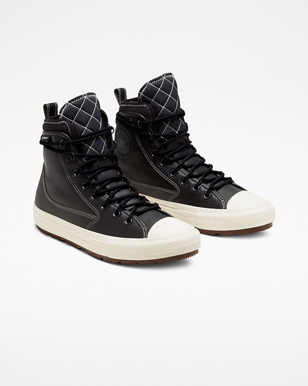 Botas Montaña Converse Chuck Taylor All Star Hombre Negras Blancas | España-5034