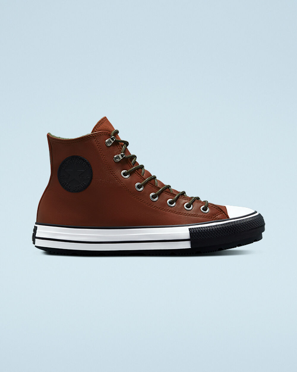 Botas de Invierno Converse Chuck Taylor All Star Mujer Marrones Blancas Negras | España-05923