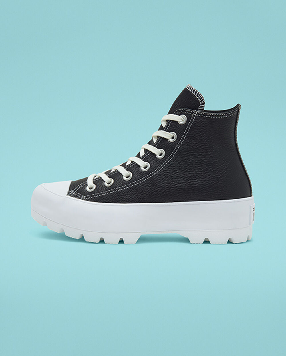 Botas de Invierno Converse Chuck Taylor All Star Mujer Negras Blancas | España-10745