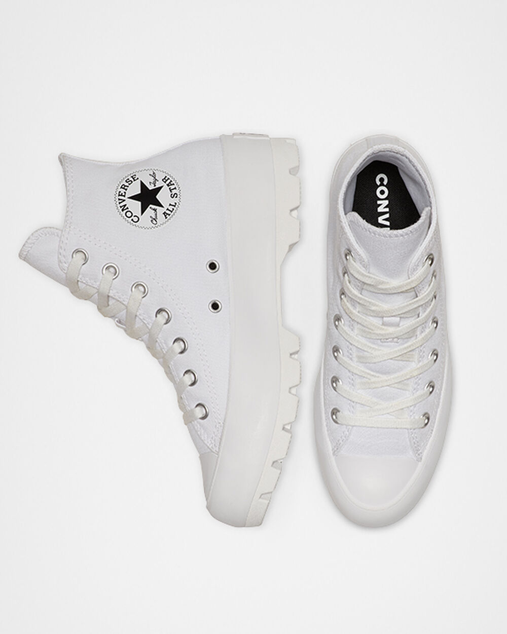 Botas de Invierno Converse Chuck Taylor All Star Lugged Mujer Blancas Negras Blancas | España-63471