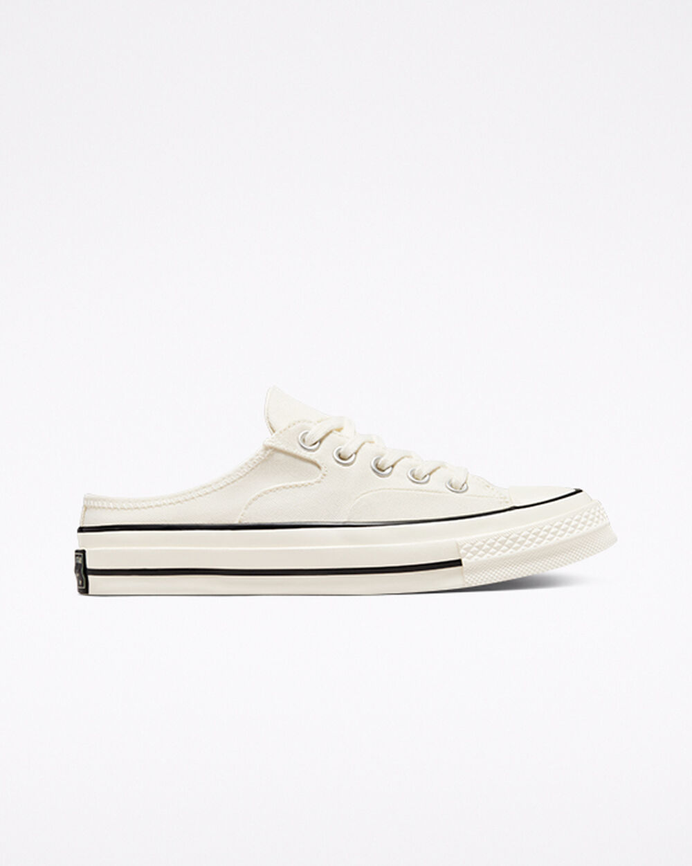 Mule Converse Chuck 70 Hombre Blancas Negras | España-478