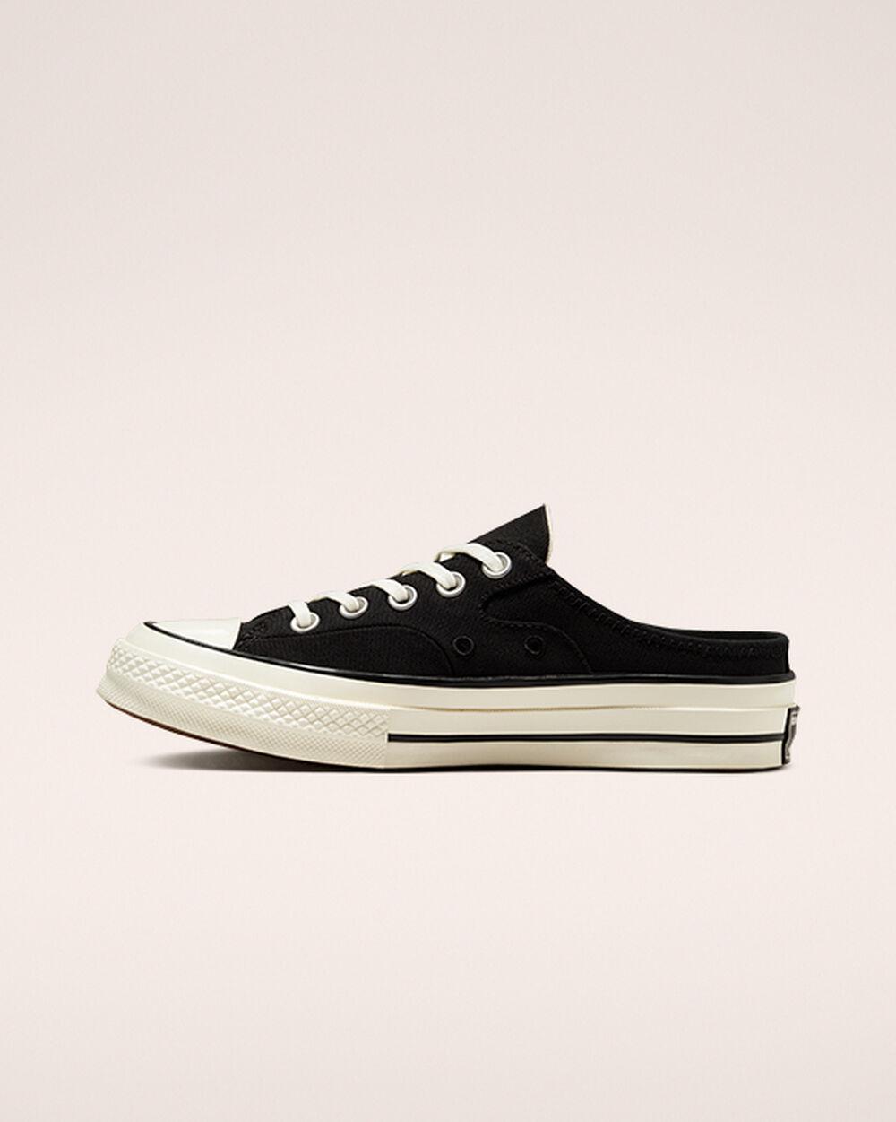 Mule Converse Chuck 70 Hombre Negras Blancas | España-38674