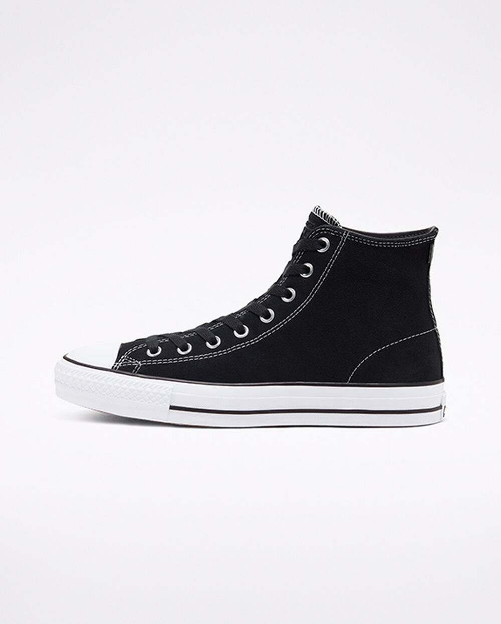 Zapatillas Converse CONS Chuck Taylor All Star Pro Hombre Negras Blancas | España-591