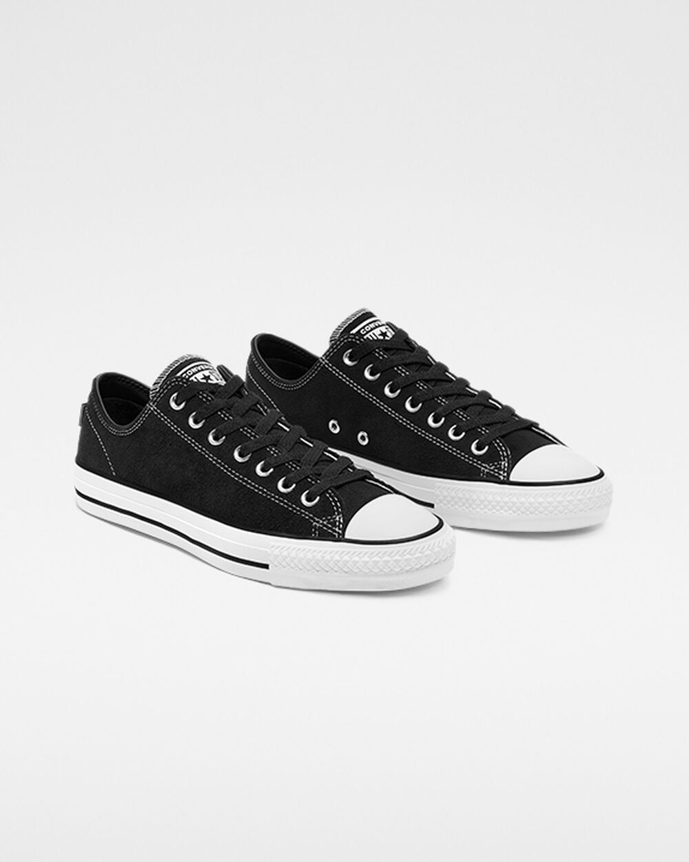 Zapatillas Converse CONS Chuck Taylor All Star Pro Hombre Negras Blancas | España-8215