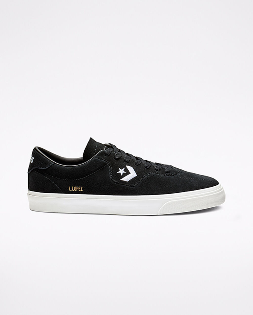 Zapatillas Converse CONS Louie Lopez Pro Hombre Negras Blancas | España-851