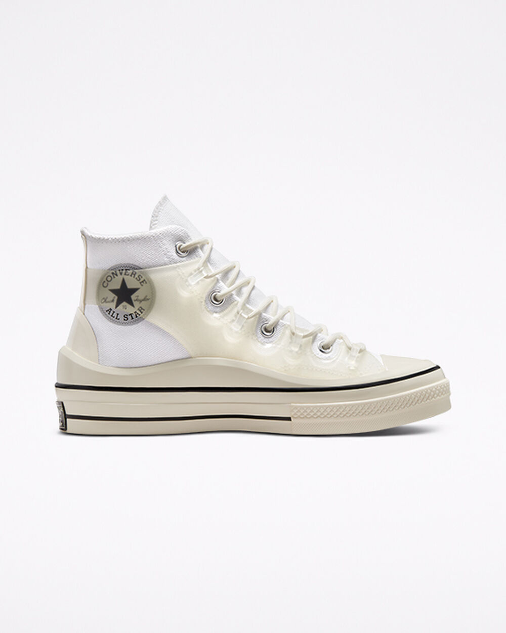 Zapatillas Converse Chuck 70 Hombre Blancas Negras | España-4150