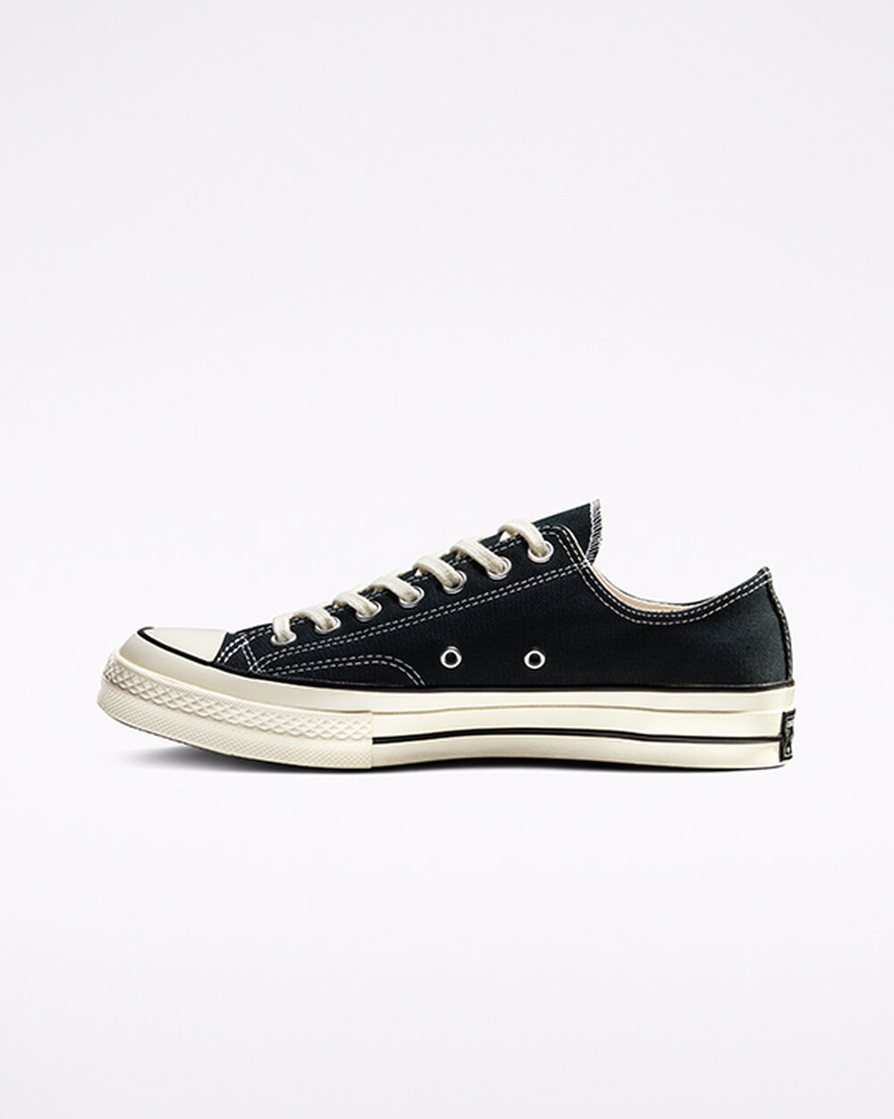 Zapatillas Converse Chuck 70 Hombre Negras Blancas | España-3781