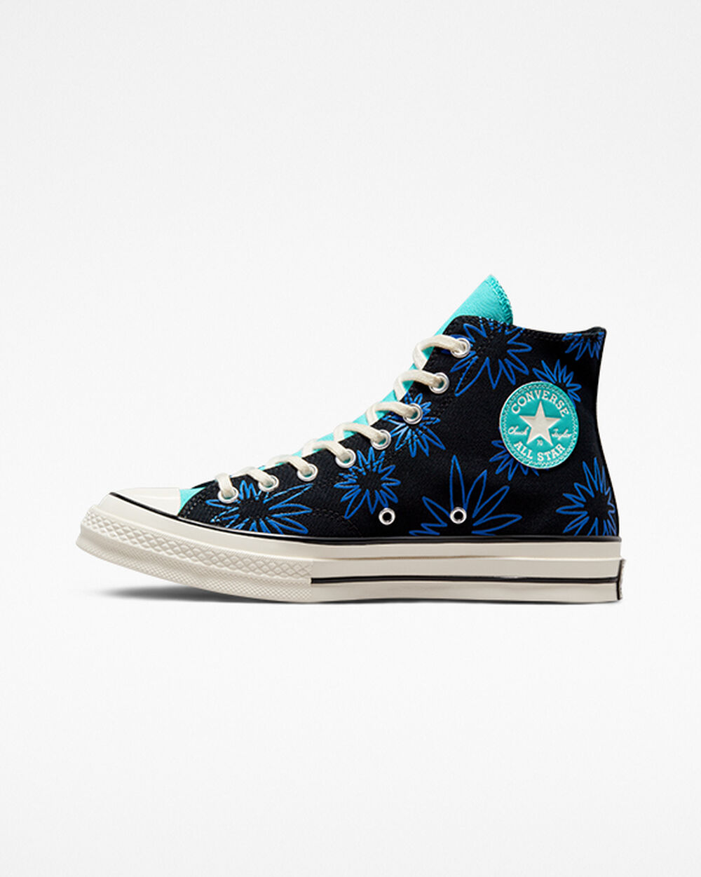 Zapatillas Converse Chuck 70 Hombre Negras Azules Turquesa Azul Real | España-7103