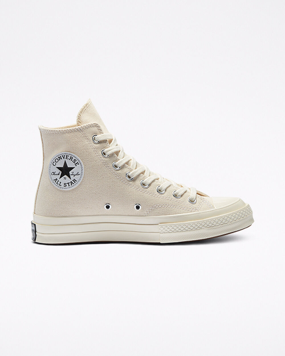 Zapatillas Converse Chuck 70 Mujer Beige Negras | España-48152