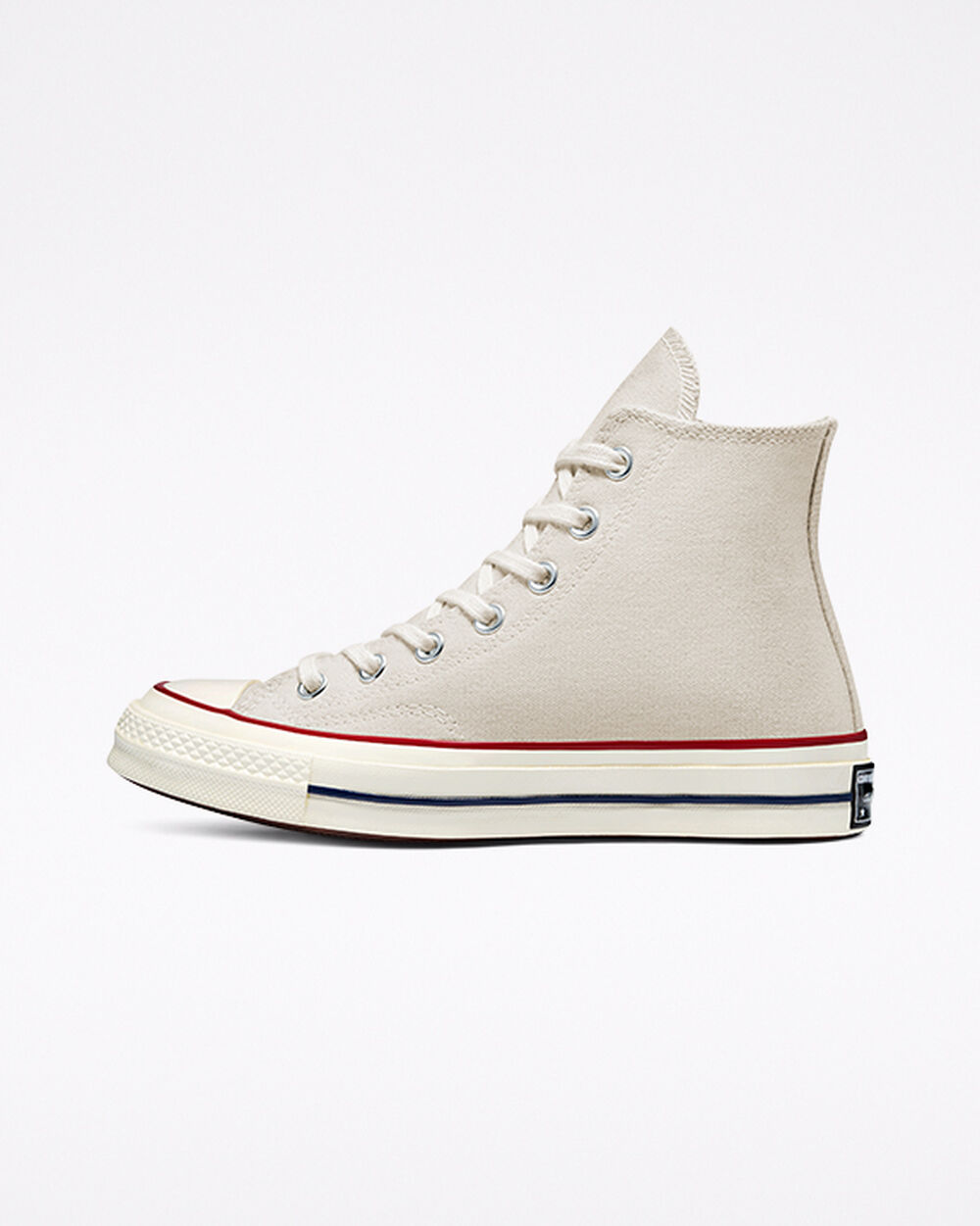 Zapatillas Converse Chuck 70 Mujer Kaki Rojas Oscuro Blancas | España-5463