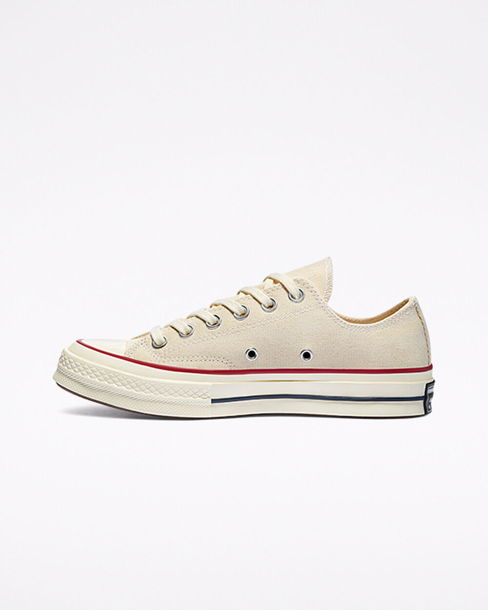 Zapatillas Converse Chuck 70 Mujer Kaki Rojas Oscuro Blancas | España-9024