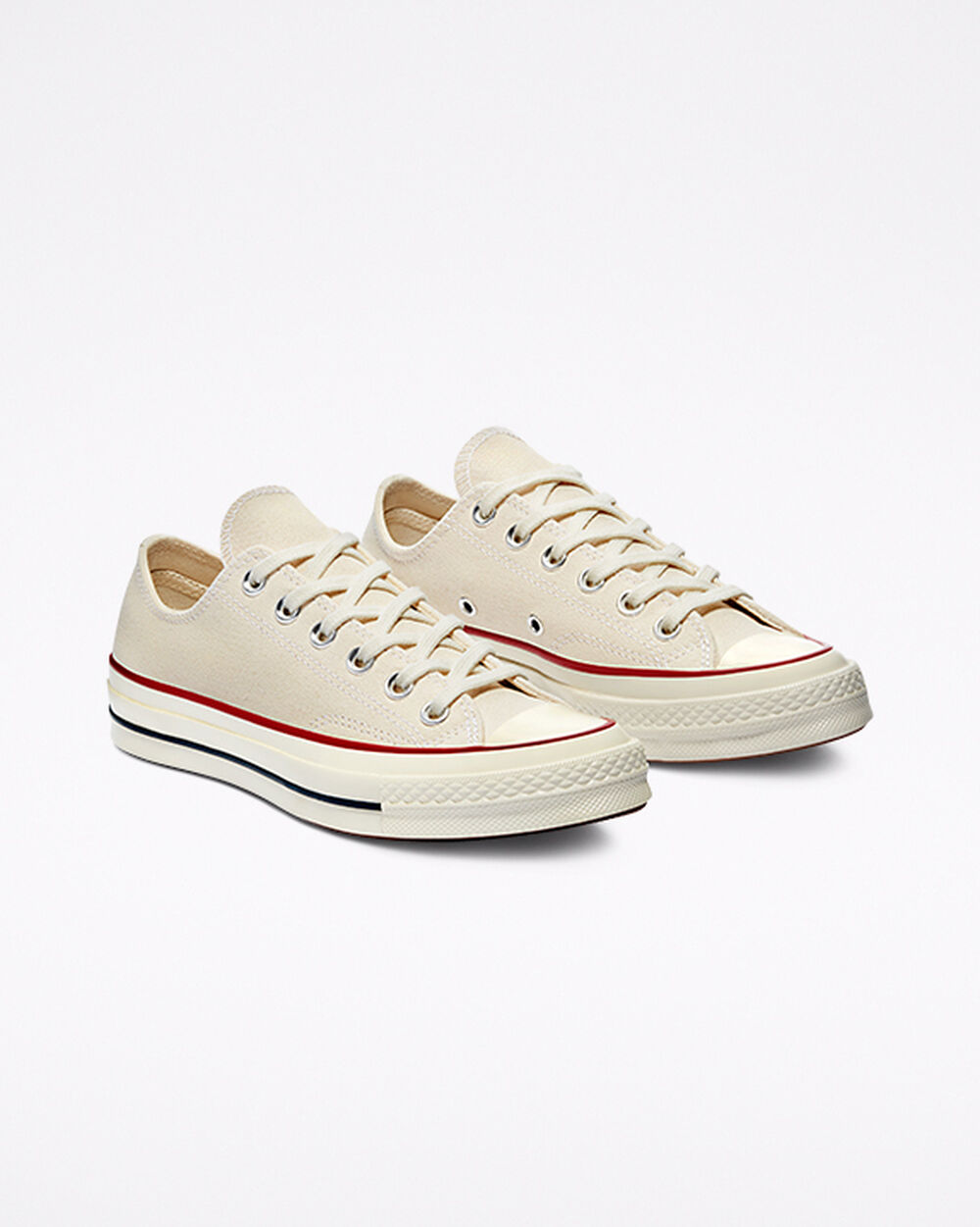 Zapatillas Converse Chuck 70 Mujer Kaki Rojas Oscuro Blancas | España-9024