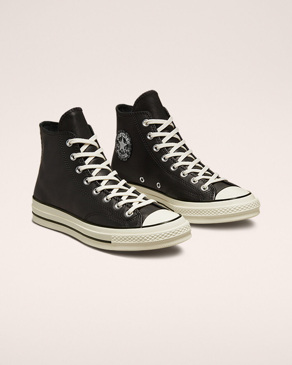 Zapatillas Converse Chuck 70 Mujer Negras Blancas | España-21