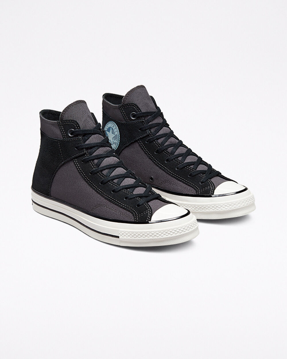 Zapatillas Converse Chuck 70 Mujer Negras Blancas | España-62915