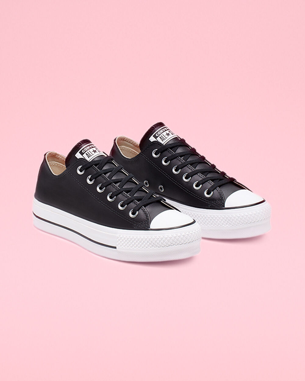 Zapatillas Converse Chuck Taylor All Star Mujer Negras Blancas | España-0142