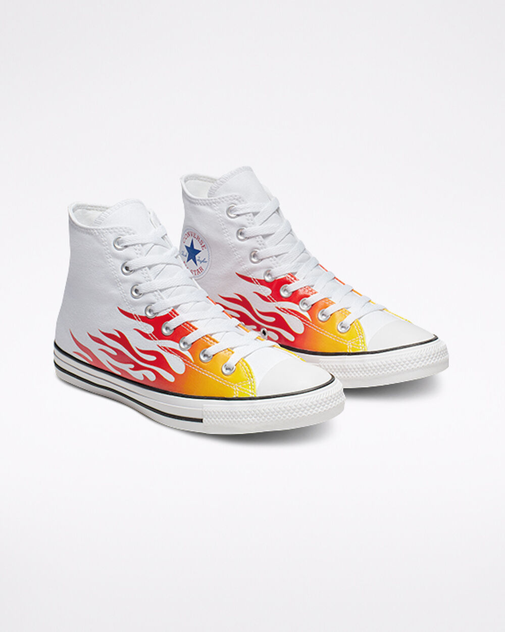 Zapatillas Converse Chuck Taylor All Star Hombre Blancas Rojas Amarillo | España-021