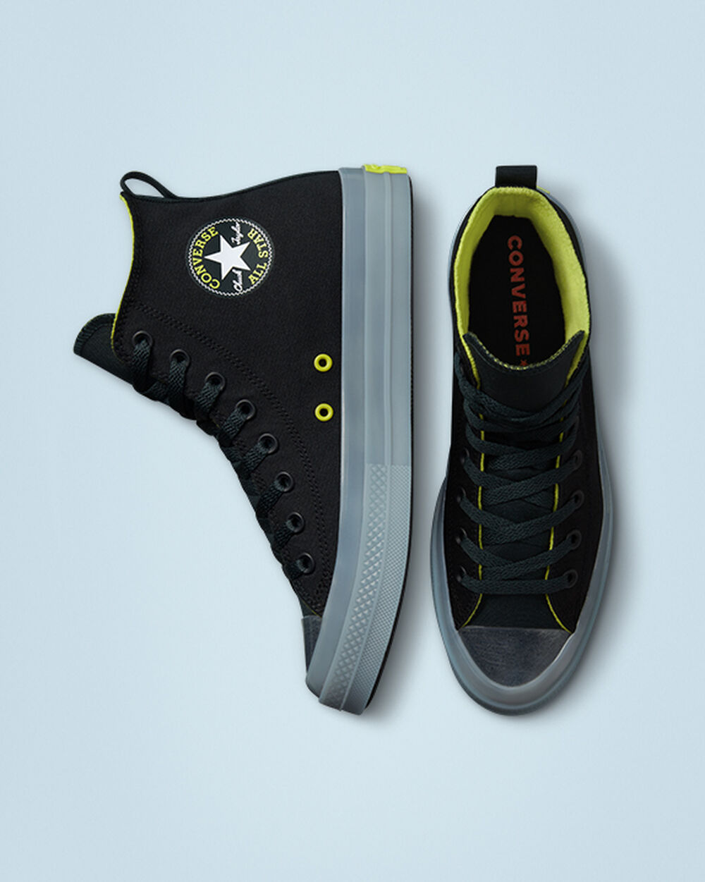 Zapatillas Converse Chuck Taylor All Star CX Hombre Negras Verde Claro | España-02813