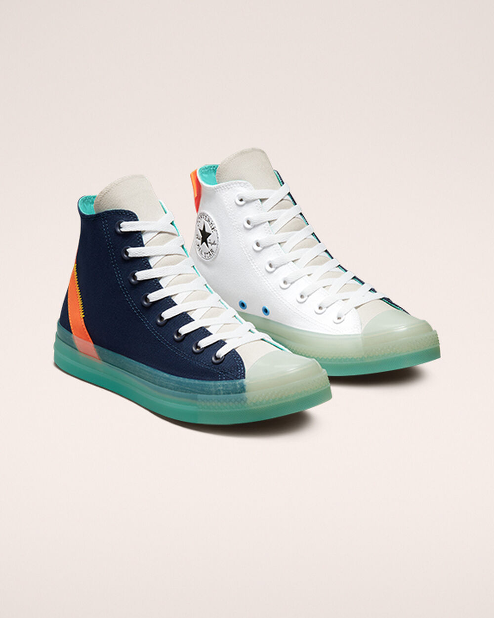 Zapatillas Converse Chuck Taylor All Star CX Hombre Blancas Azul Marino | España-10453