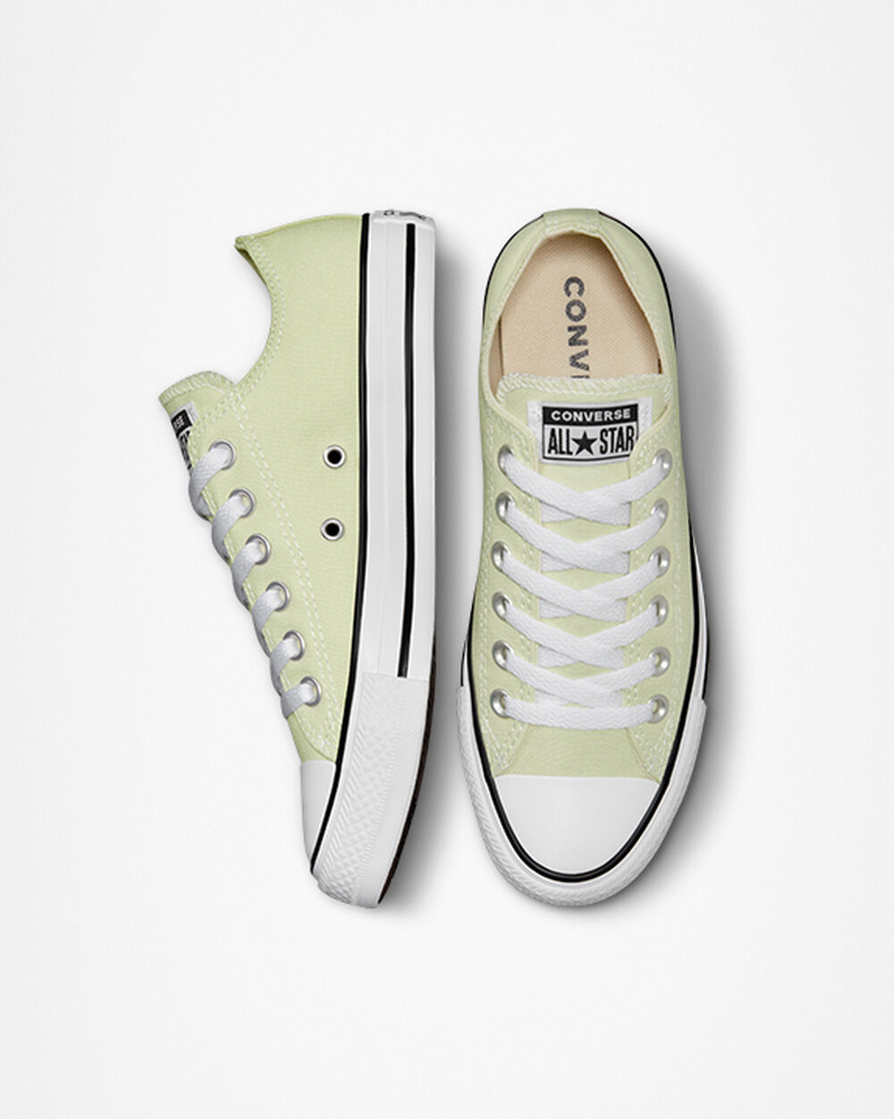 Zapatillas Converse Chuck Taylor All Star Mujer Verde Blancas | España-12