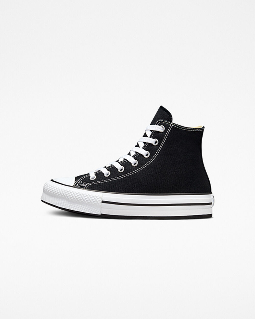 Zapatillas Converse Chuck Taylor All Star Niña Negras Blancas Negras | España-16594