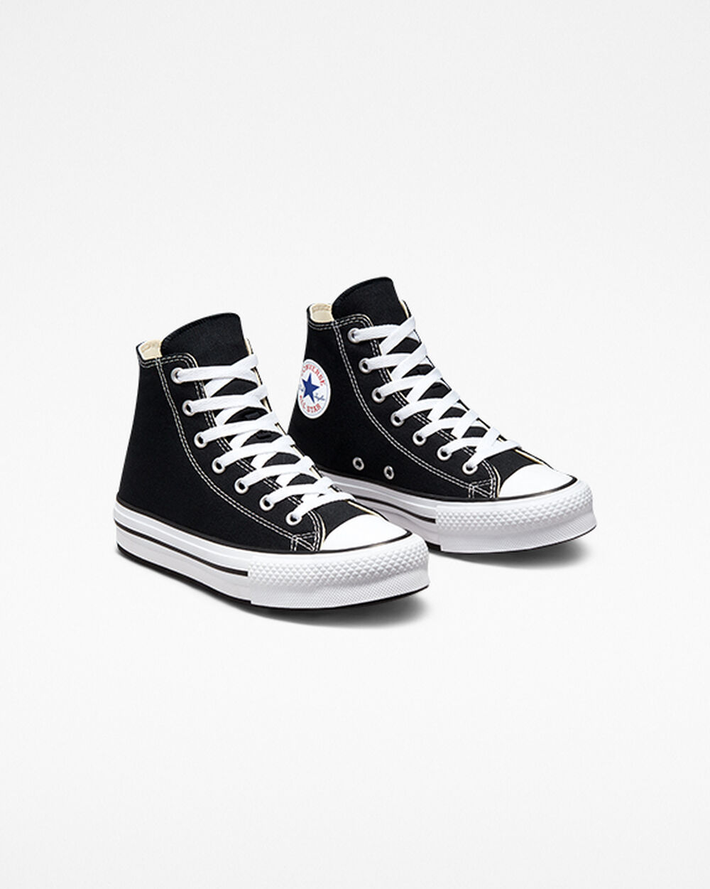 Zapatillas Converse Chuck Taylor All Star Niña Negras Blancas Negras | España-16594