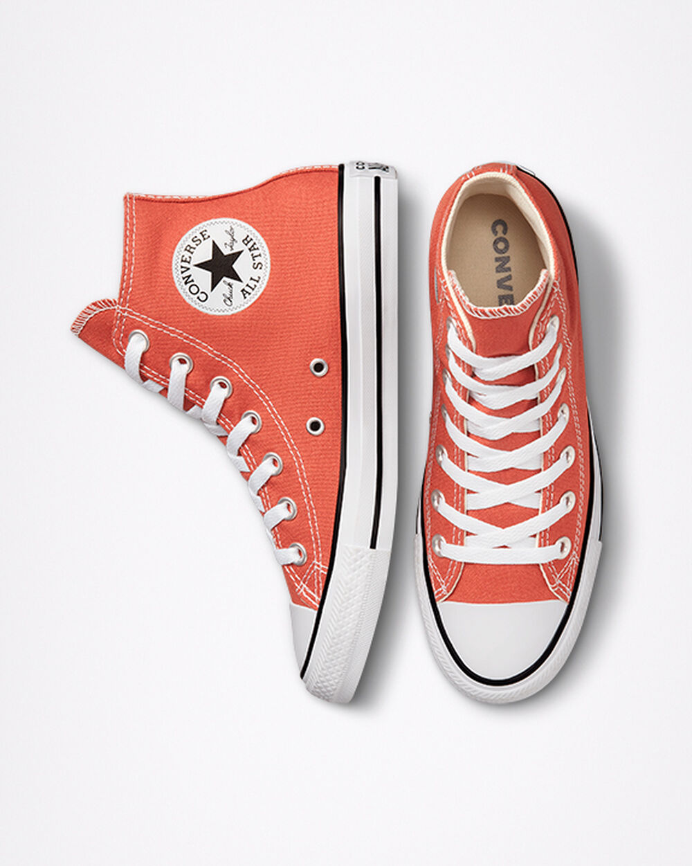 Zapatillas Converse Chuck Taylor All Star Mujer Naranjas Blancas | España-1985