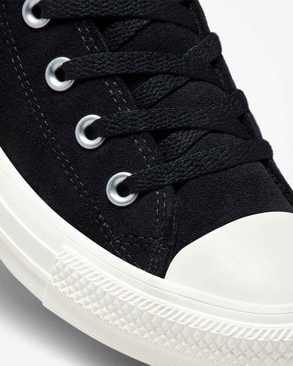 Zapatillas Converse Chuck Taylor All Star Mujer Negras Blancas | España-234