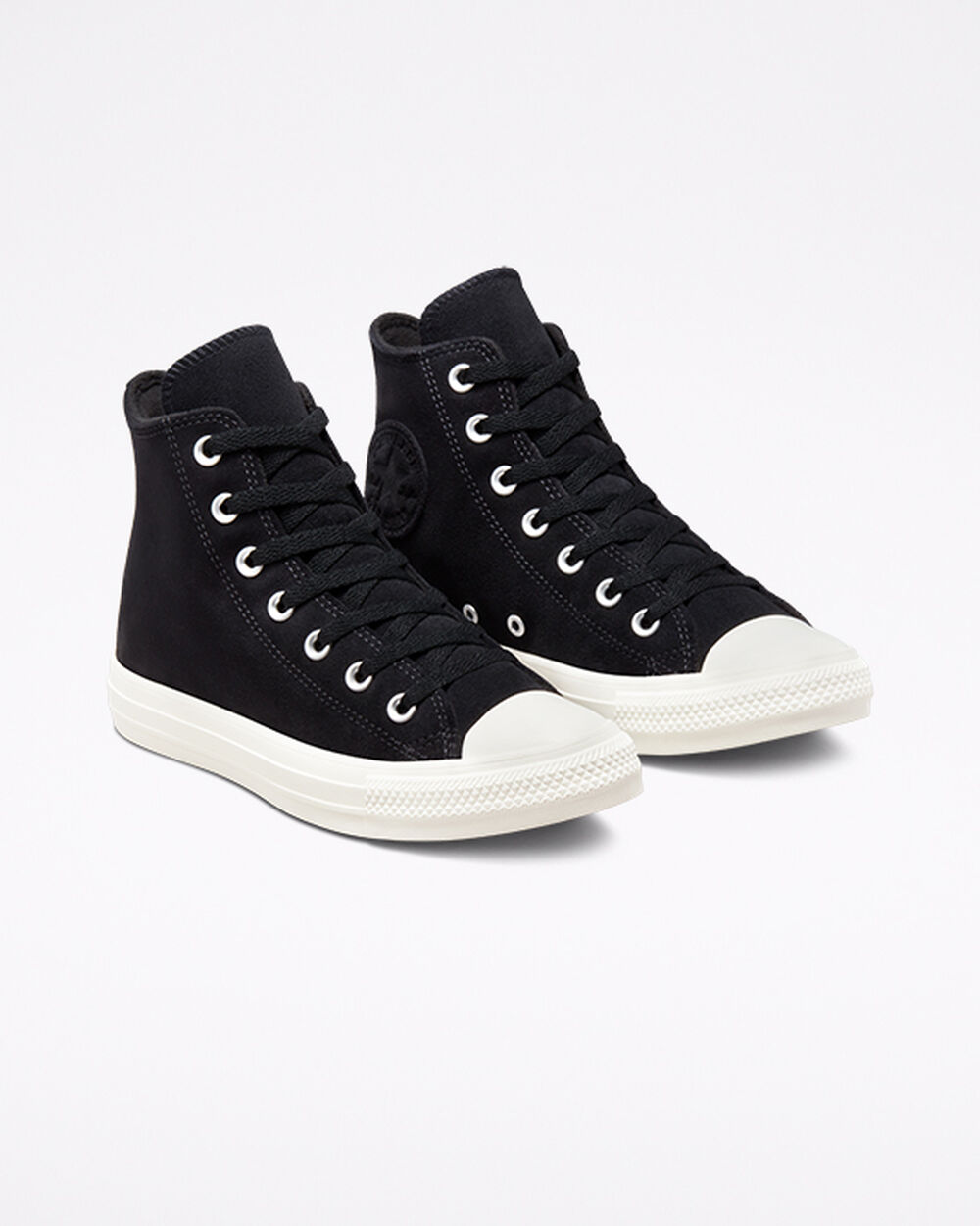 Zapatillas Converse Chuck Taylor All Star Mujer Negras Blancas | España-234