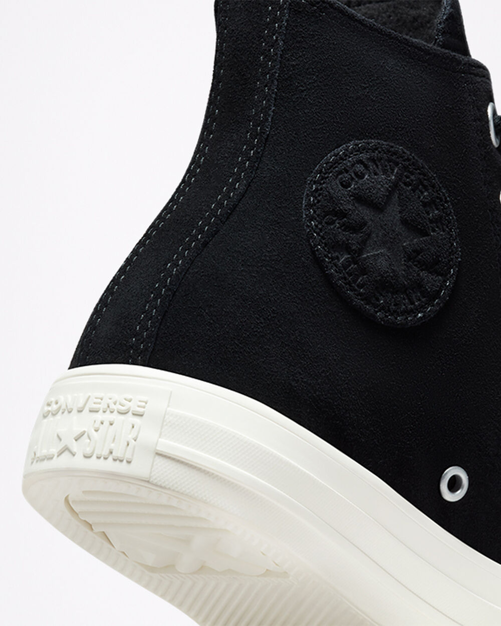 Zapatillas Converse Chuck Taylor All Star Mujer Negras Blancas | España-234