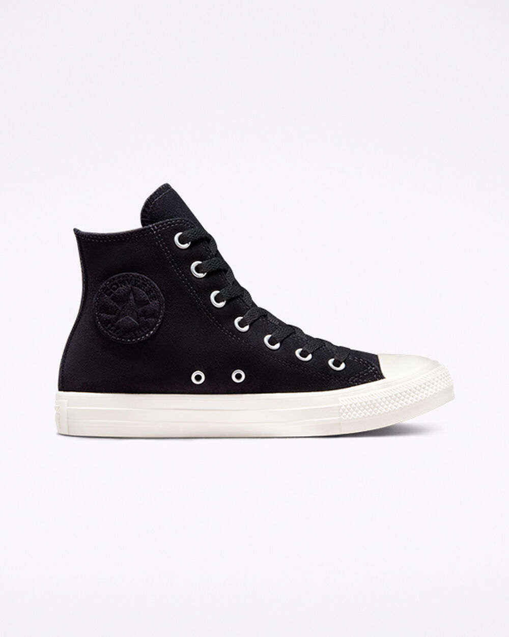 Zapatillas Converse Chuck Taylor All Star Mujer Negras Blancas | España-234