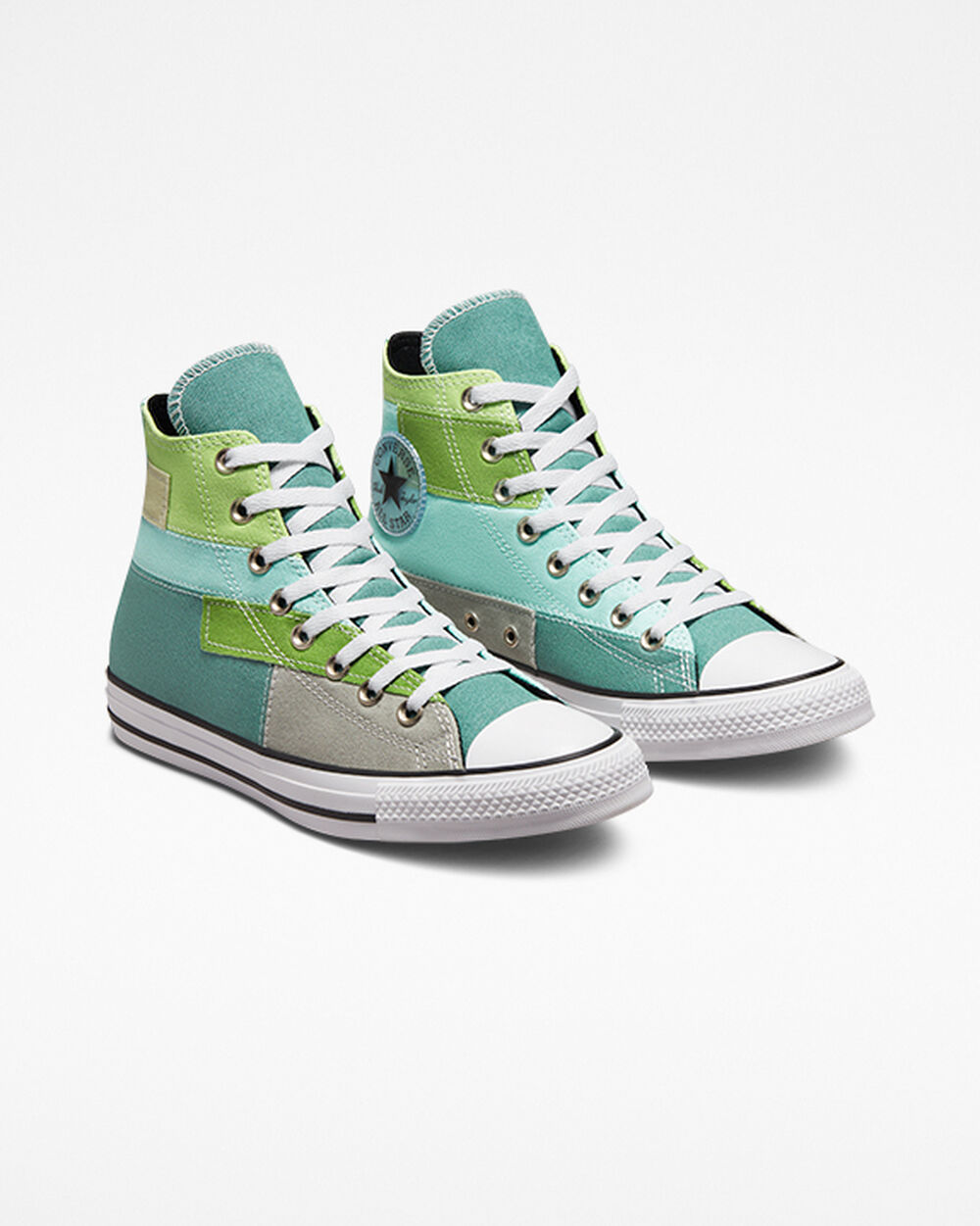 Zapatillas Converse Chuck Taylor All Star Mujer Azules Claro Verde Claro | España-273