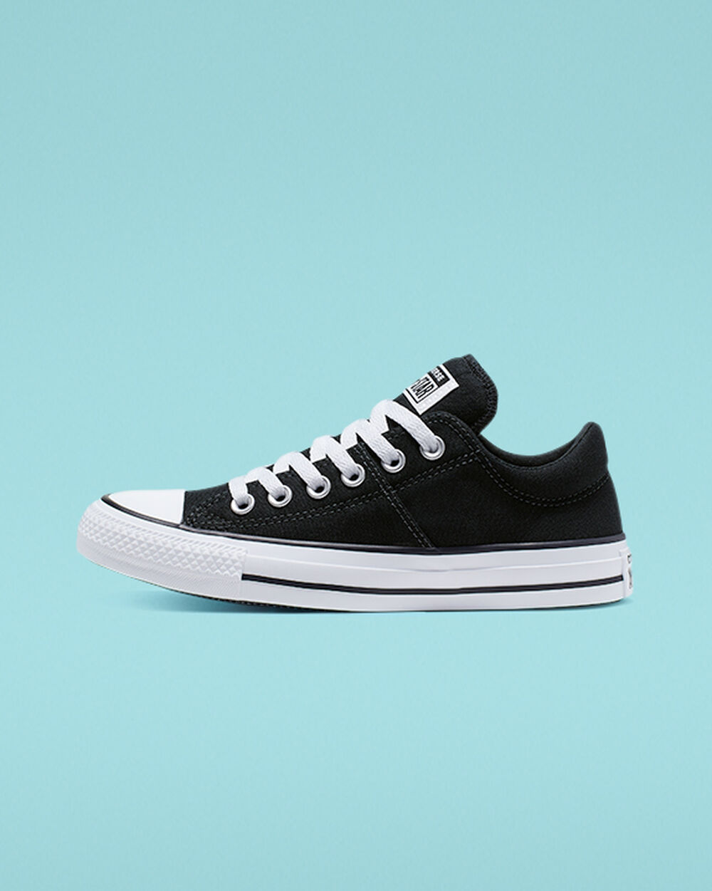 Zapatillas Converse Chuck Taylor All Star Madison Mujer Negras Blancas Negras | España-381