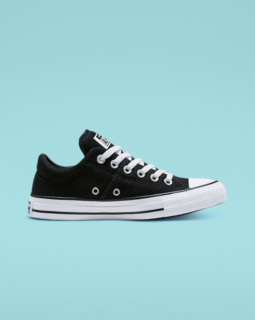 Zapatillas Converse Chuck Taylor All Star Madison Mujer Negras Blancas Negras | España-381