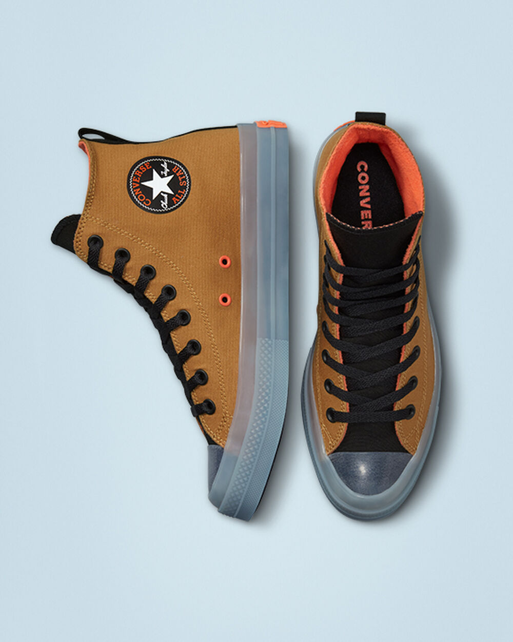 Zapatillas Converse Chuck Taylor All Star CX Mujer Marrones Negras Mango | España-38742