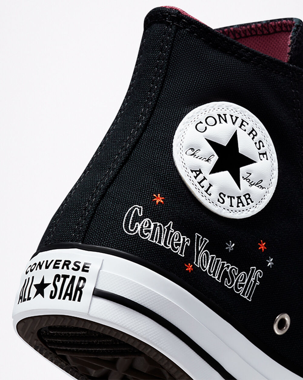 Zapatillas Converse Chuck Taylor All Star Mujer Negras Blancas Gris | España-41802