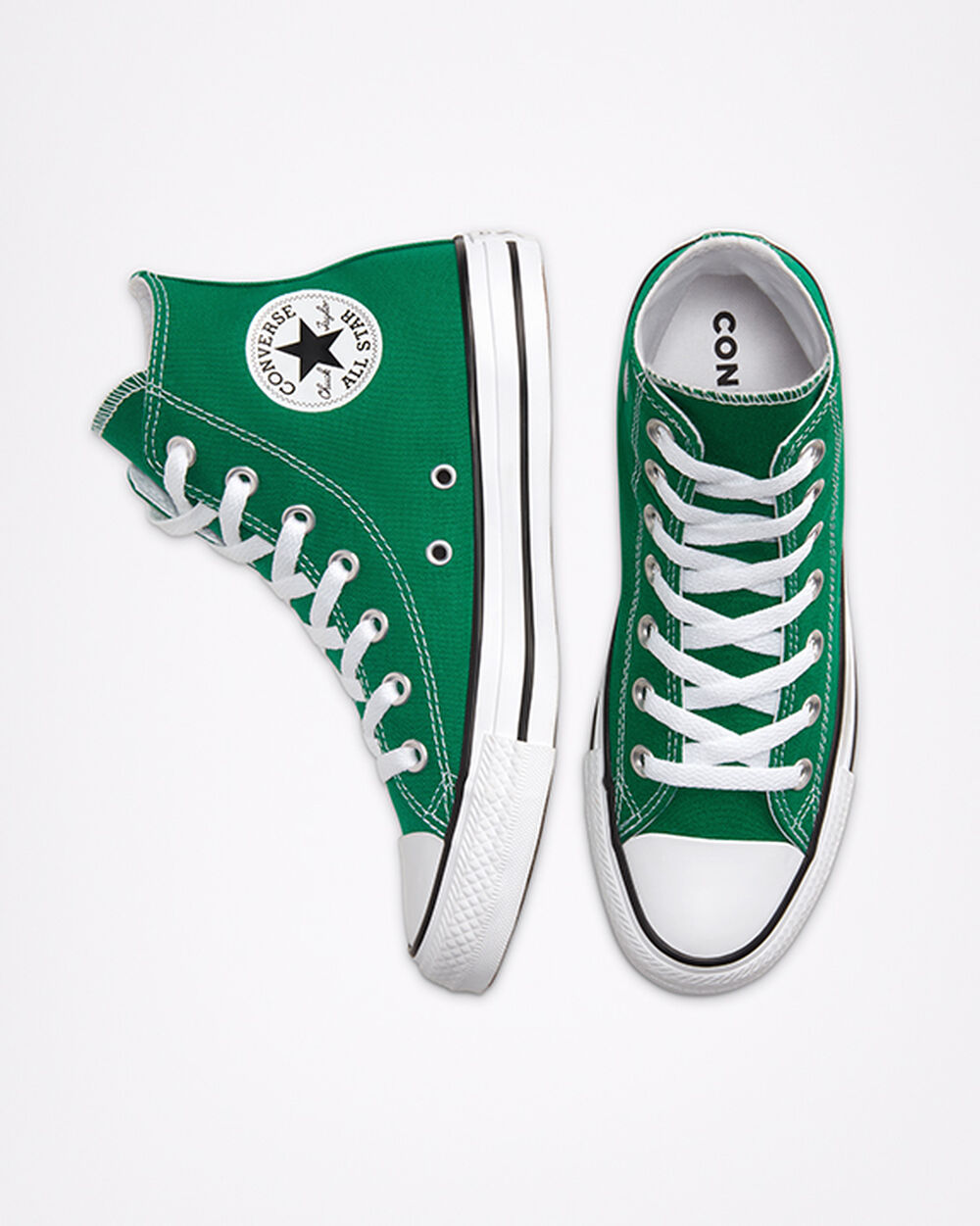 Zapatillas Converse Chuck Taylor All Star Mujer Verde Blancas | España-4210