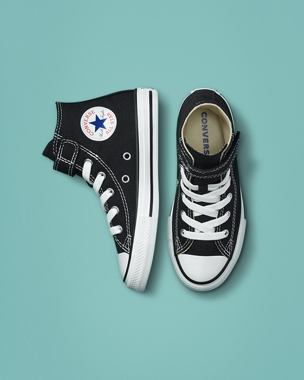 Zapatillas Converse Chuck Taylor All Star Niña Negras Beige Blancas | España-6735