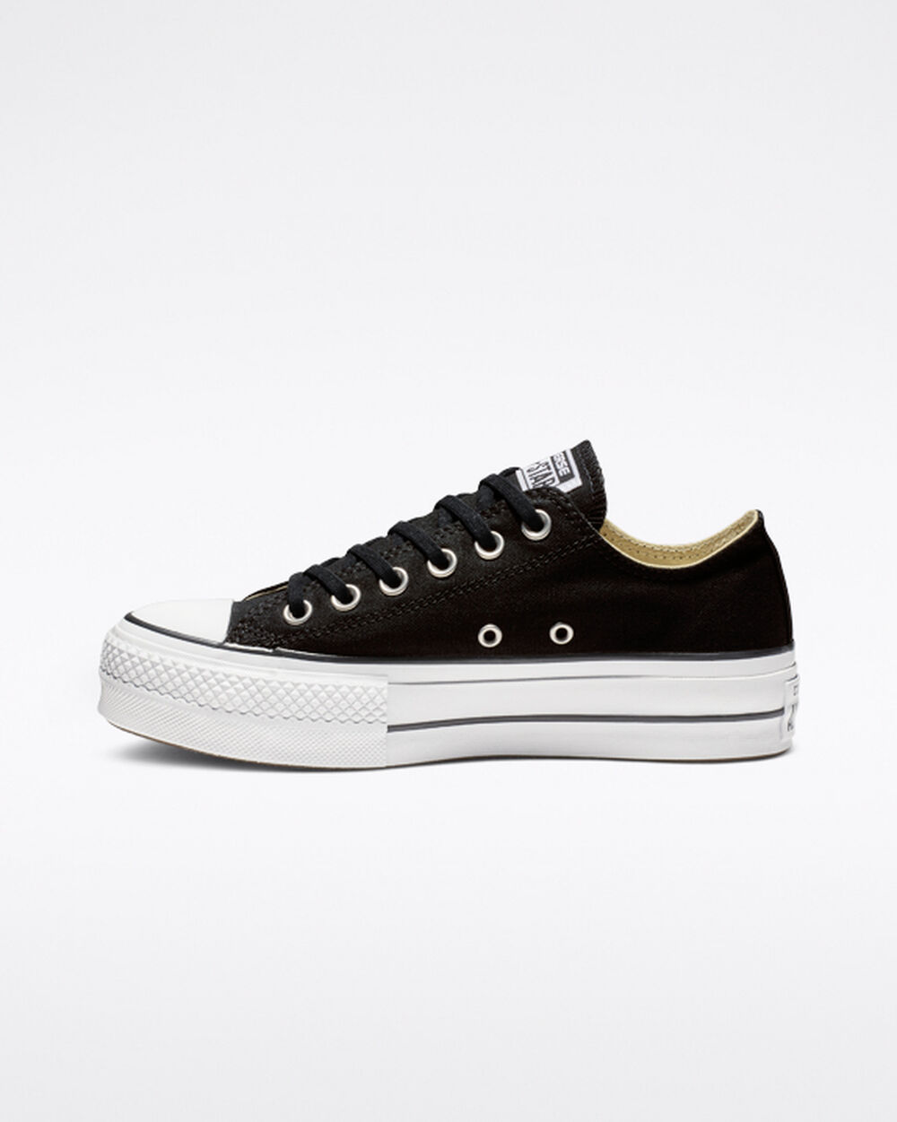 Zapatillas Converse Chuck Taylor All Star Mujer Negras Blancas | España-6842