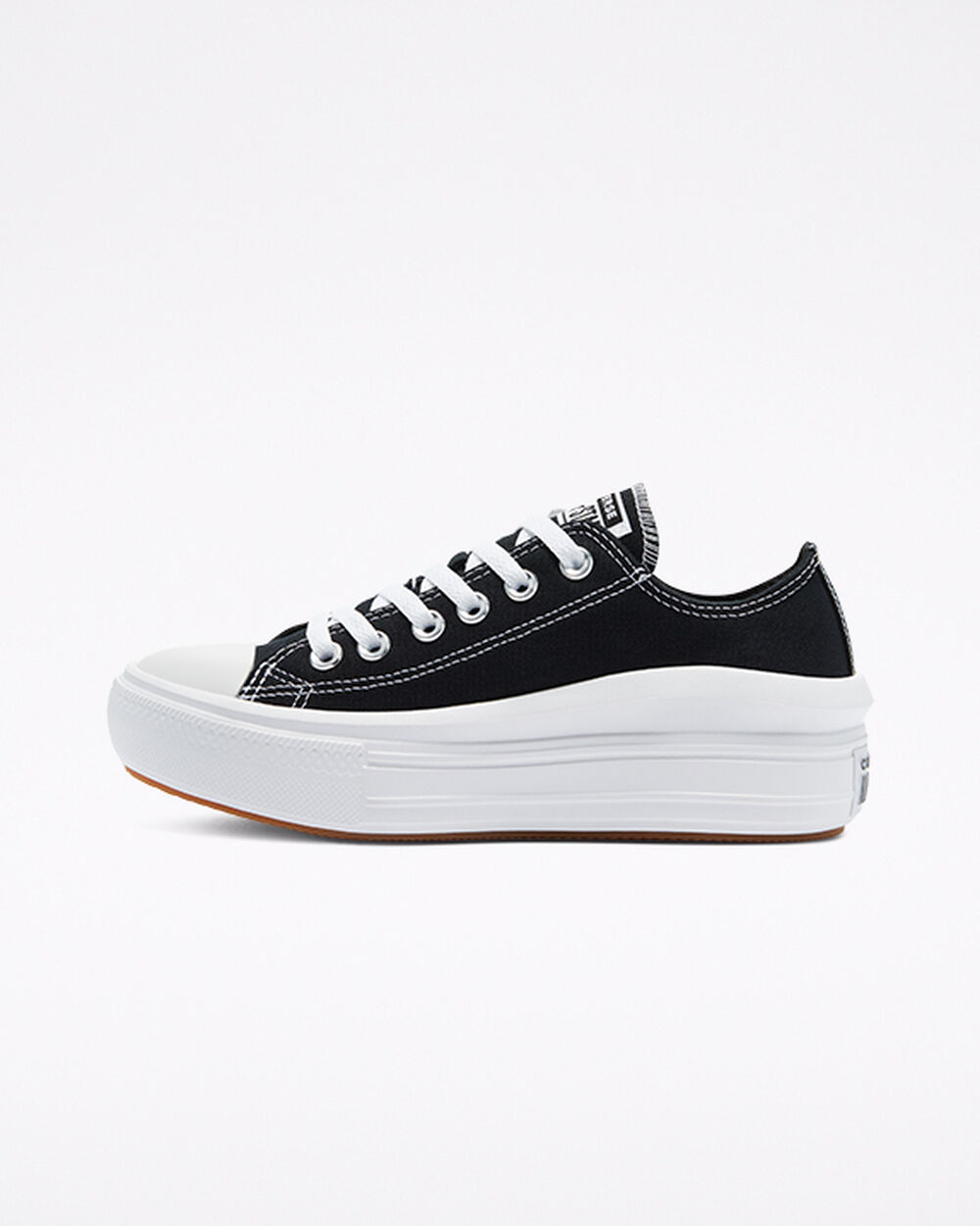 Zapatillas Converse Chuck Taylor All Star Move Mujer Negras Blancas | España-7542