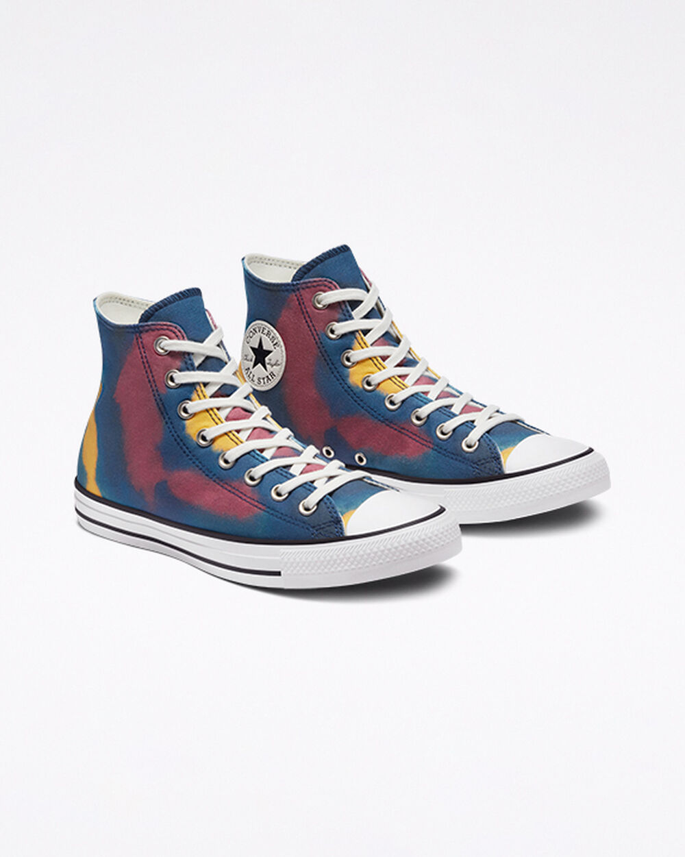 Zapatillas Converse Chuck Taylor All Star Hombre Azules Multicolor Blancas | España-82495