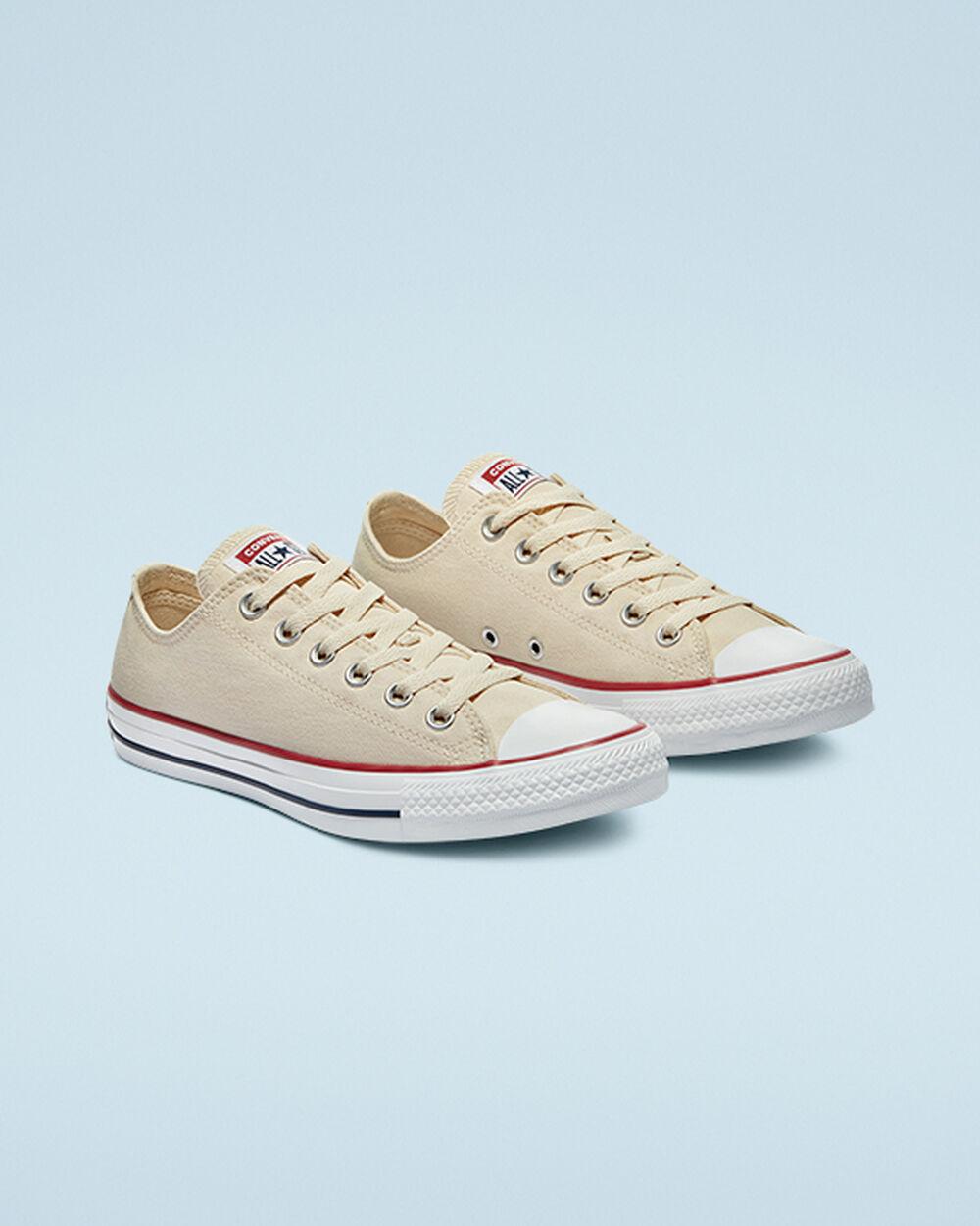 Zapatillas Converse Chuck Taylor All Star Mujer Beige Blancas | España-84092