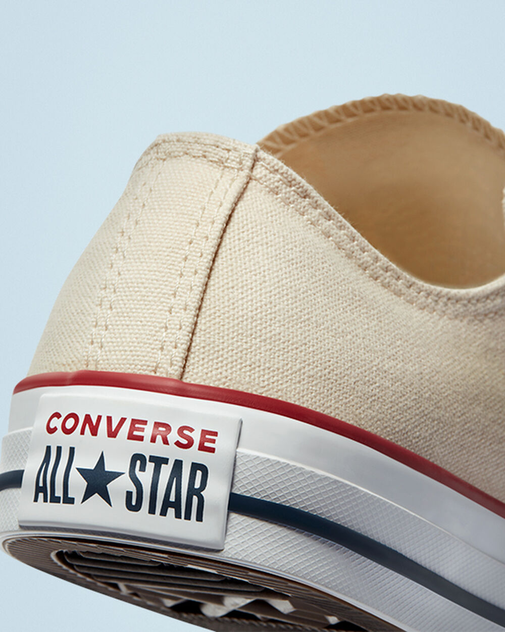 Zapatillas Converse Chuck Taylor All Star Mujer Beige Blancas | España-84092