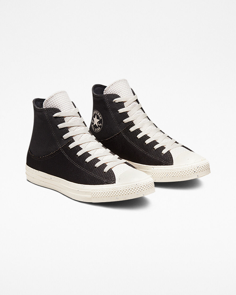 Zapatillas Converse Chuck Taylor All Star Hombre Negras Blancas | España-89473