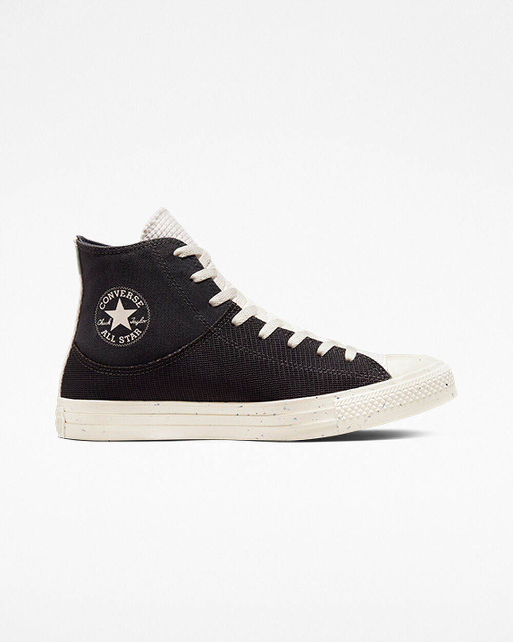 Zapatillas Converse Chuck Taylor All Star Hombre Negras Blancas | España-89473