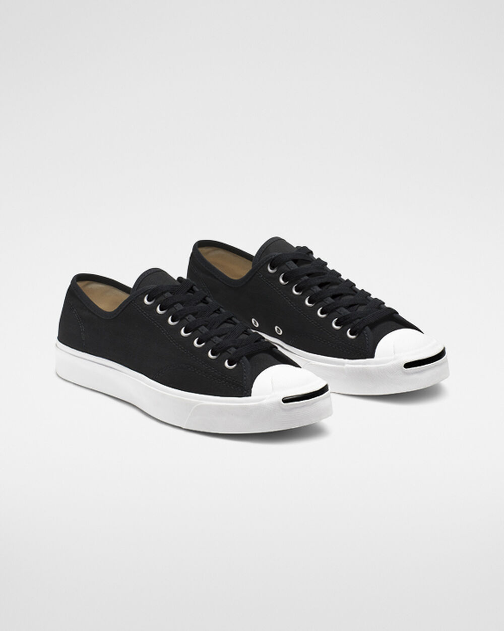 Zapatillas Converse Jack Purcell Hombre Negras Blancas Negras | España-90614