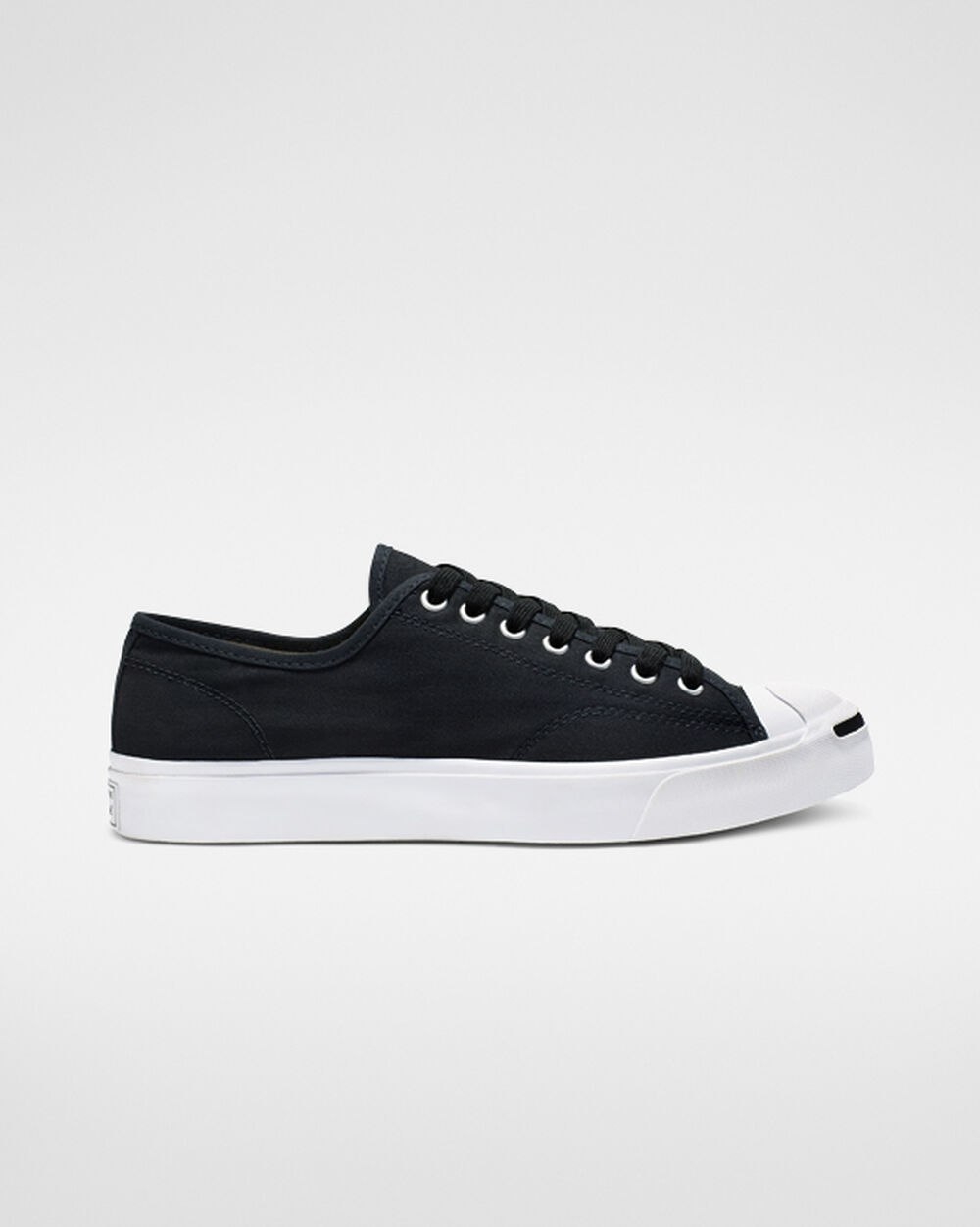 Zapatillas Converse Jack Purcell Hombre Negras Blancas Negras | España-90614